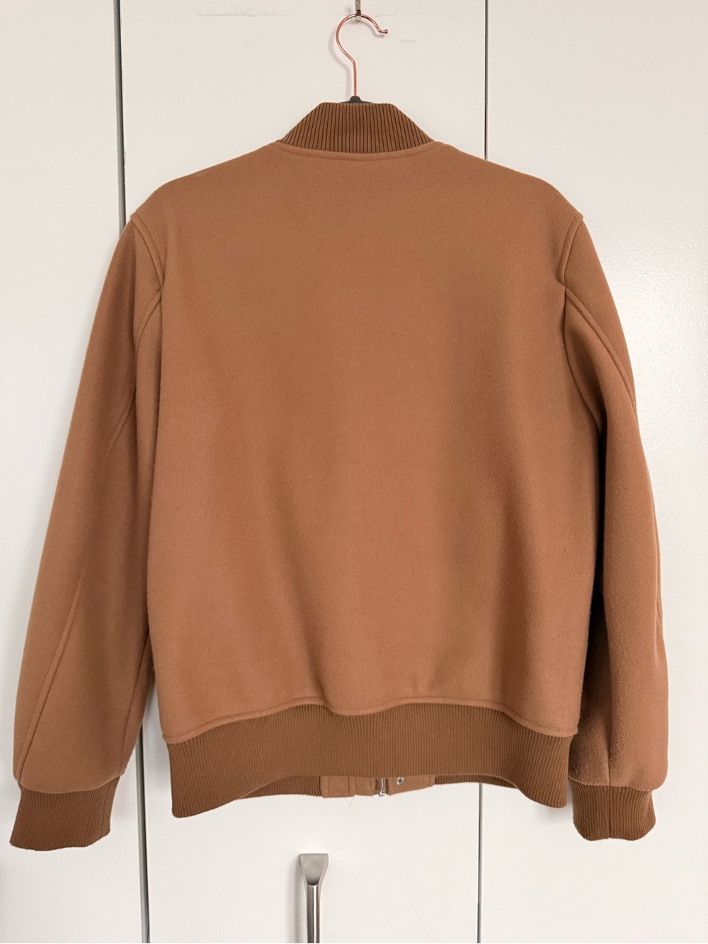 Zara Men's Camel/Tan Bomber Jacket - Picture 2 of 2